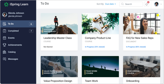 LMS Corporativo iSpring Learn