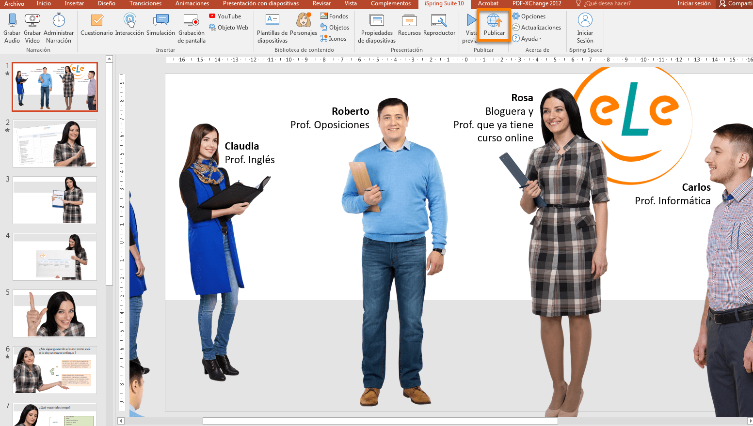 Exportar un SCORM con iSpring y publicar SCORM en Moodle