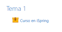 Exportar un SCORM con iSpring y publicar SCORM en Moodle