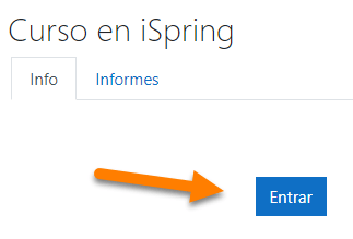 Exportar un SCORM con iSpring y publicar SCORM en Moodle