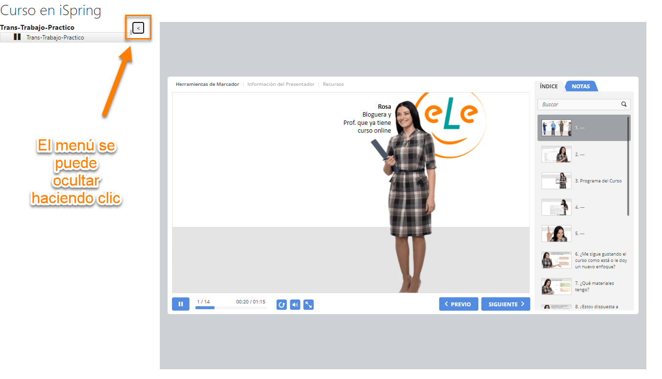 Exportar un SCORM con iSpring y publicar SCORM en Moodle