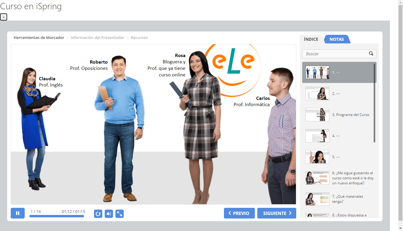 Exportar un SCORM con iSpring y publicar SCORM en Moodle