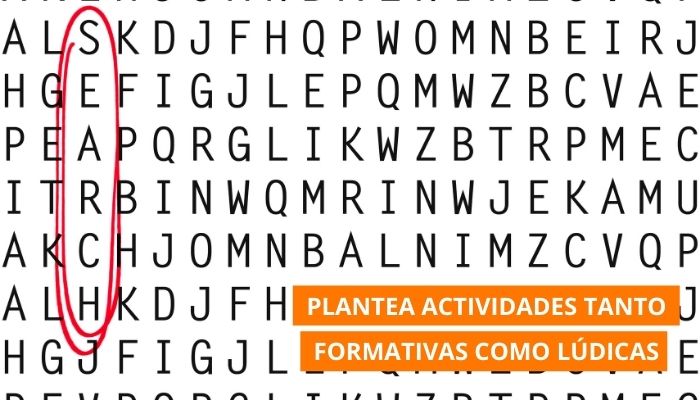 Plantear actividades interesantes