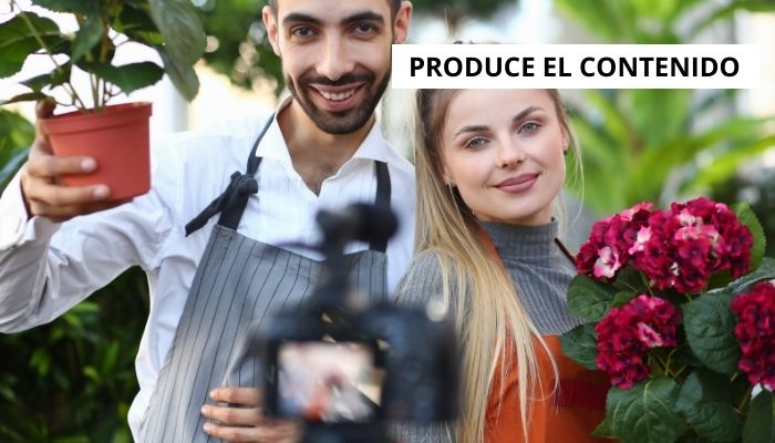 la producción del contenido