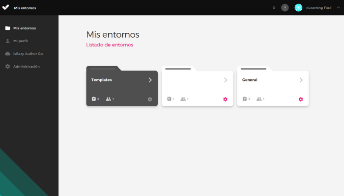 Crea tu primer proyecto.Crea un curso de eLearning con isEazy Author