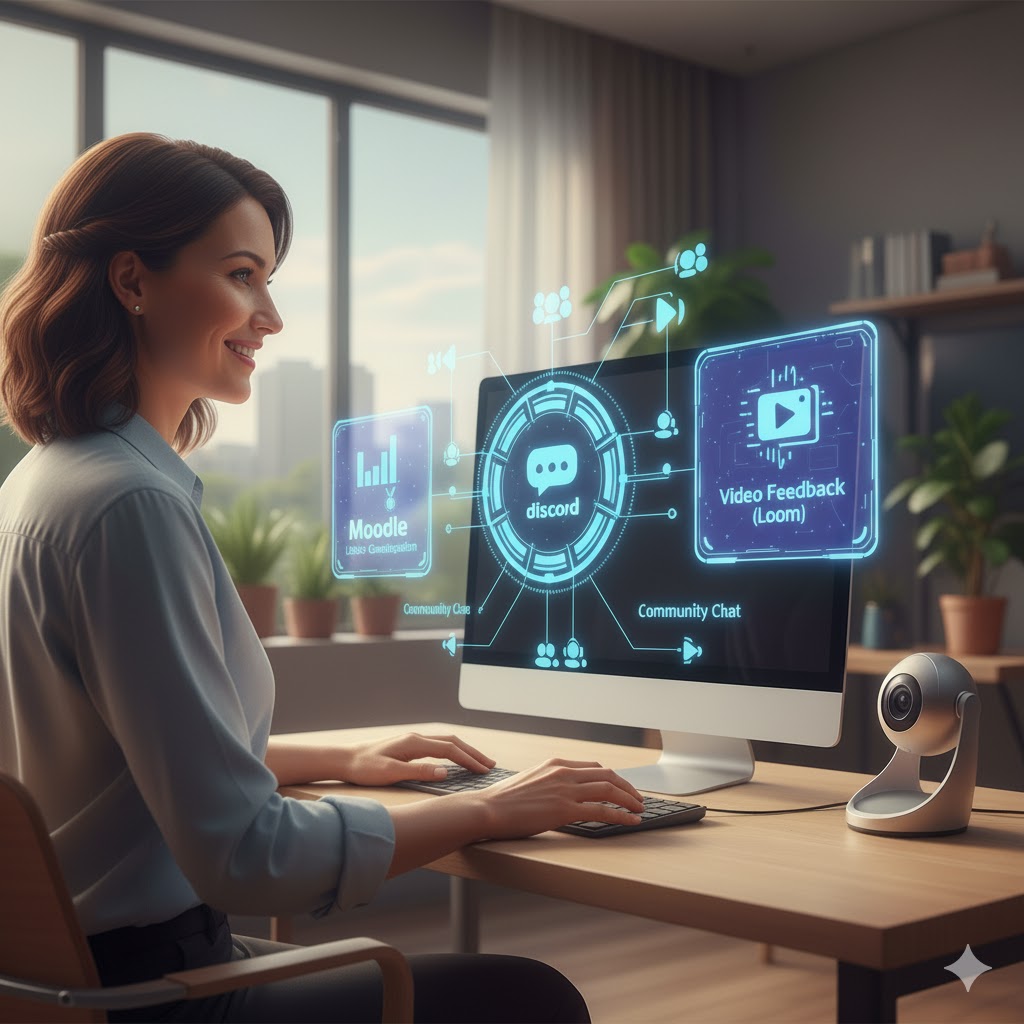Integracion de diferentes plataformas LMS Discord Video Feedback como un ecosistema cohesivo