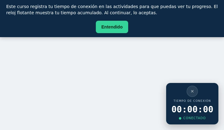Reloj flotante de tiempo activo en una actividad