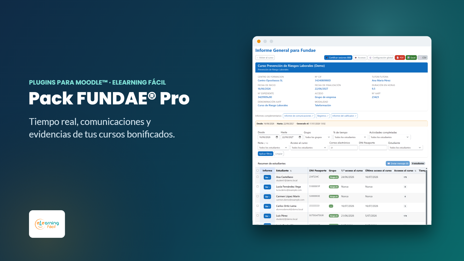 Vídeo de presentación del Pack FUNDAE® Pro de eLearning Fácil