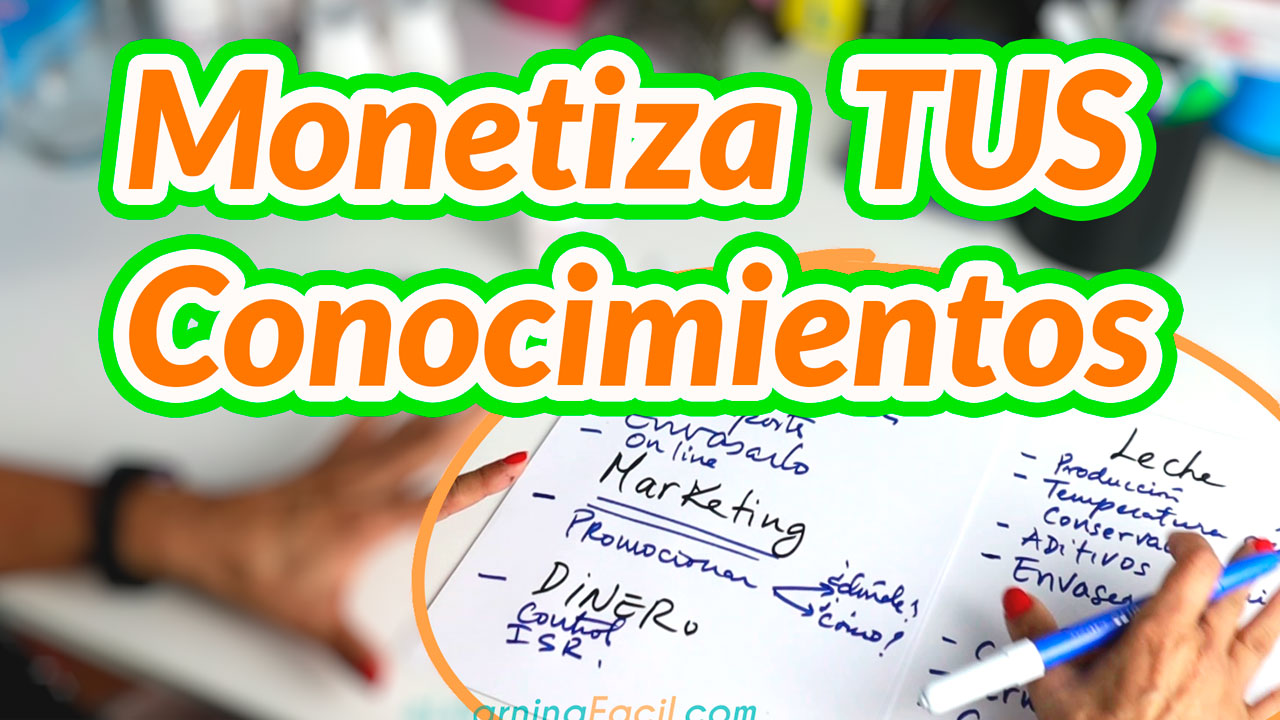 Monetizar tus conocimientos en cursos online