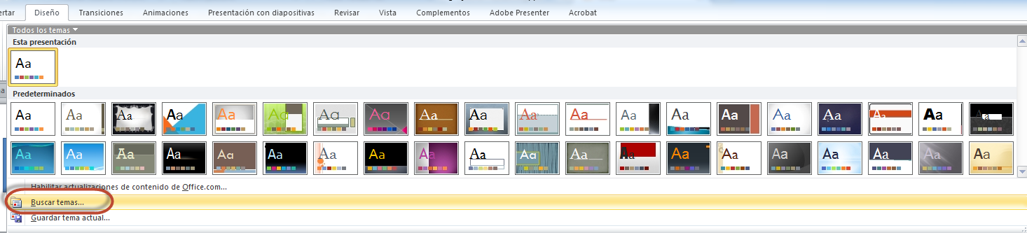 Configuración del Patrón de Diapositivas en PowerPoint para mantener el branding del curso.